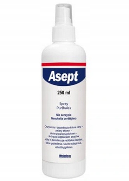 

Asept spray do dezynfekcji oczyszczania skóry 250