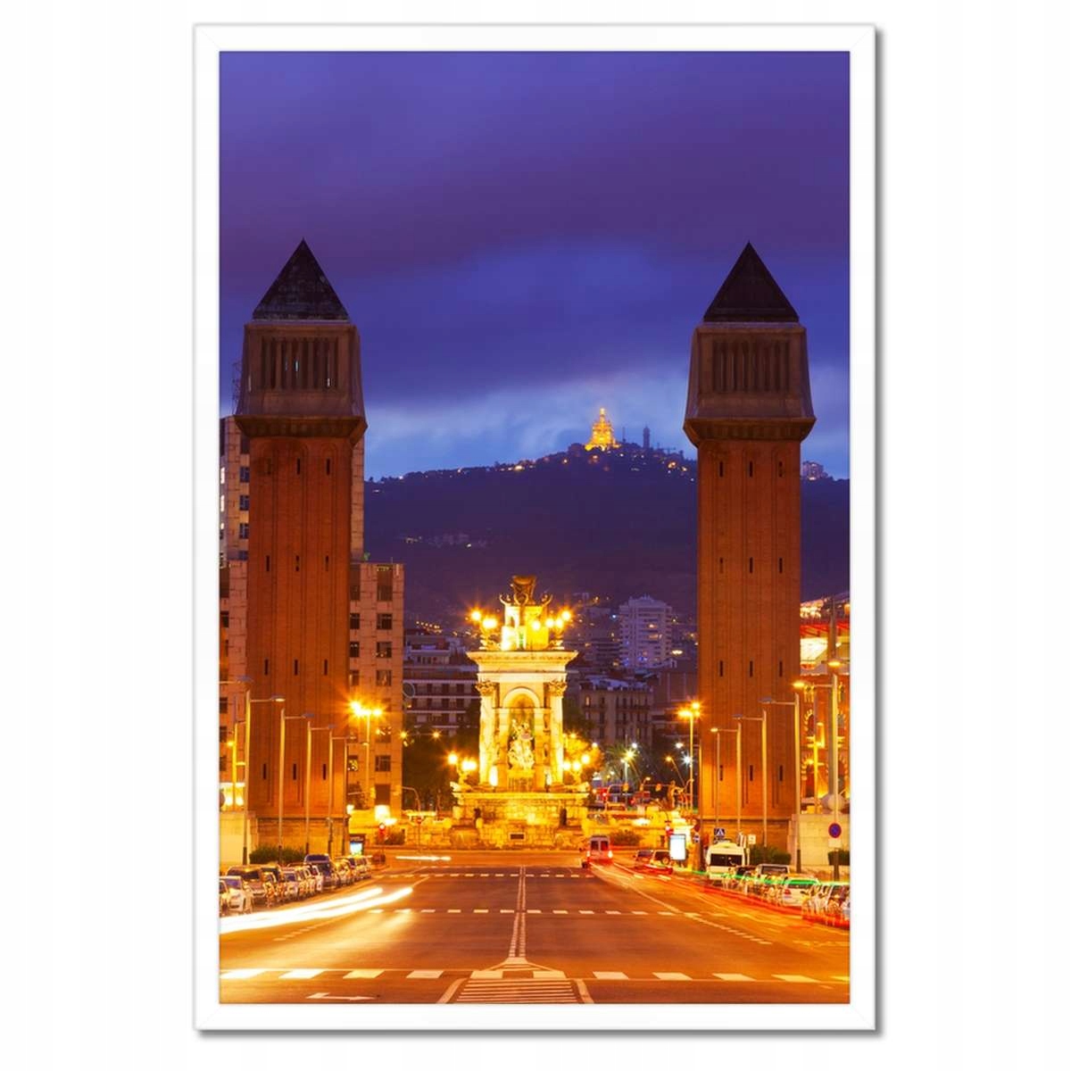 Plakáty v rámu 40x60 Barcelona Panorama
