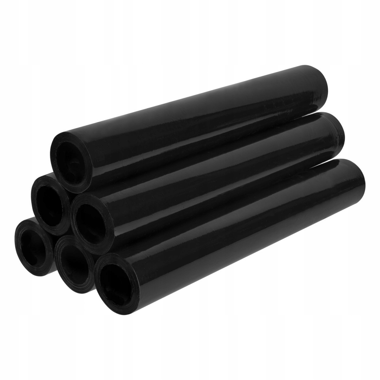 6x FOLIA STRECZ STRETCH BEZTUBOWA CZARNA KRYJĄCA CORELESS MOCNA XL