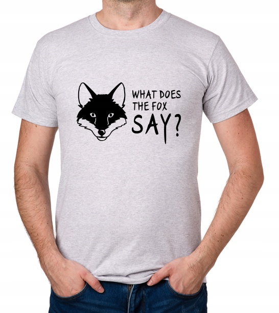

koszulka What Does The Fox Say prezent