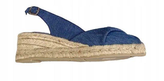 Castaner Dámské Espadrilky Na Klínku, Modrá Tkanina 38 3DA