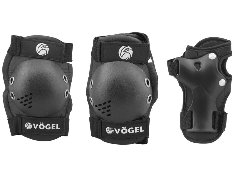 OCHRANIACZE NA ROWER ROLKI VÖGEL VOC-5S0XS CZARNY DLA DZIECI (ROZMIAR XS)