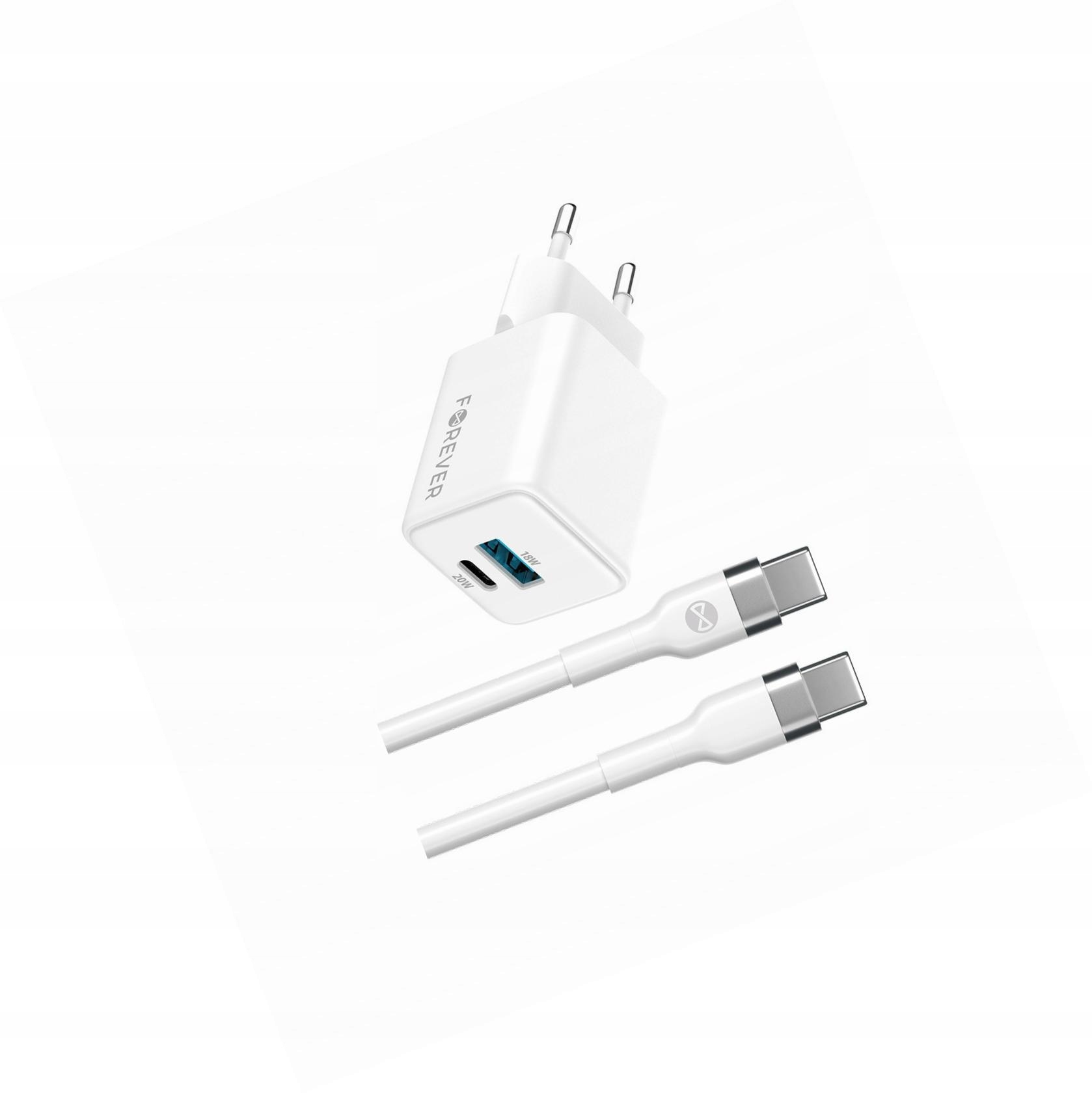 Szybka ładowarka GaN 20W Usb i Usb-c z kablem do Xiaomi Poco X3 Pro