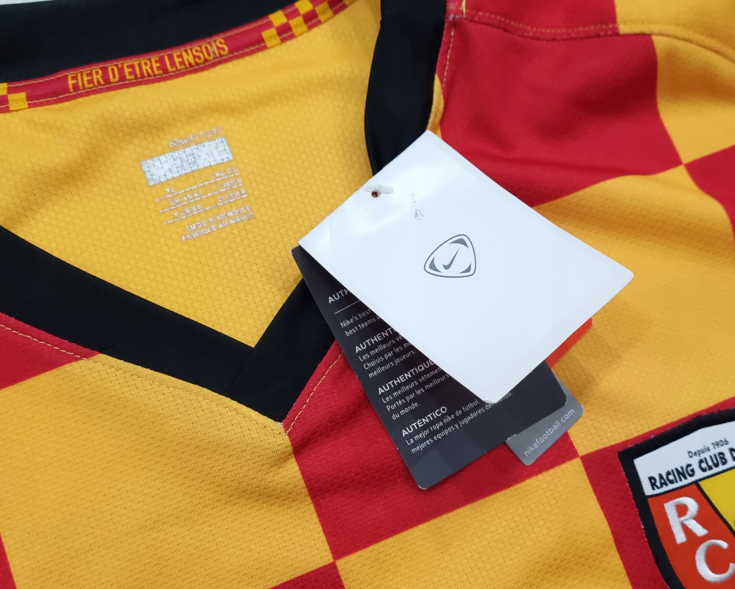 NIKE RC LENS 2008/2009 HOME SHIRT JERSEY NOWA KOSZULKA XL Drużyna inna