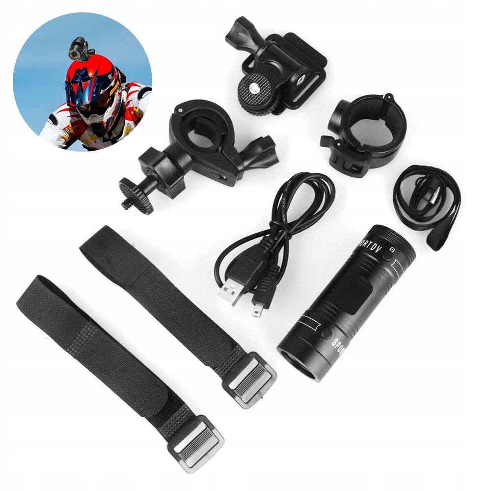 Kamera Pro Cyklistický Motocykl, Sportovní Kamera 1080P Pro Cyklistickou Helmu