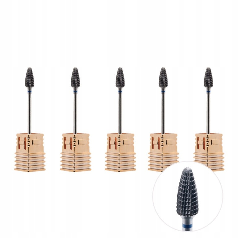 Fréza z karbidu, kužel M, modrá, sada 5 ks Aba Group M23