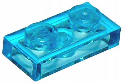 

Lego 3023 Płytka 1x2 trans light blue 10szt