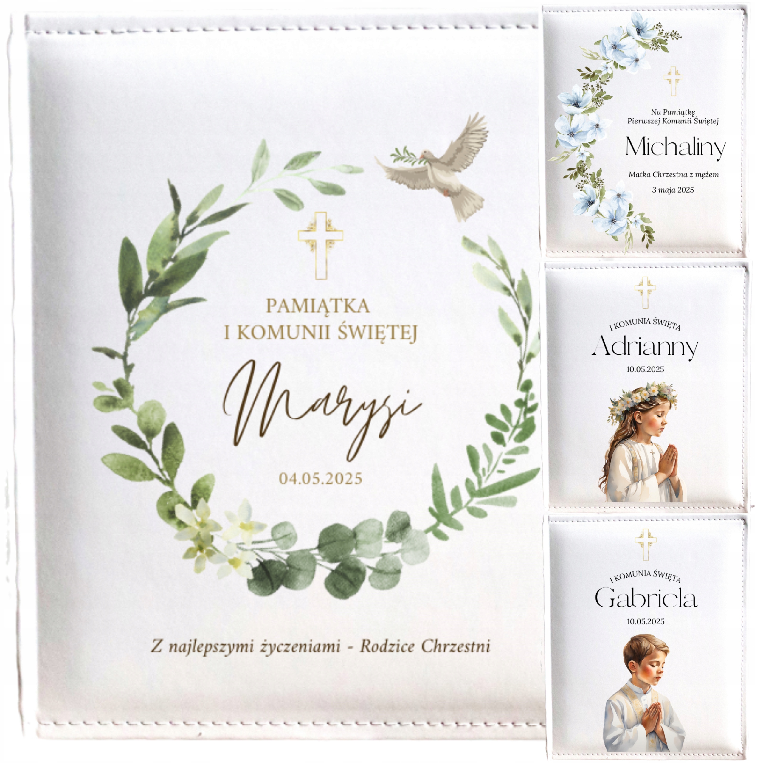 ALBUM Z DEDYKACJĄ NA I KOMUNIĘ PAMIĄTKA PIERWSZEJ KOMUNII ŚWIĘTEJ PREZENT