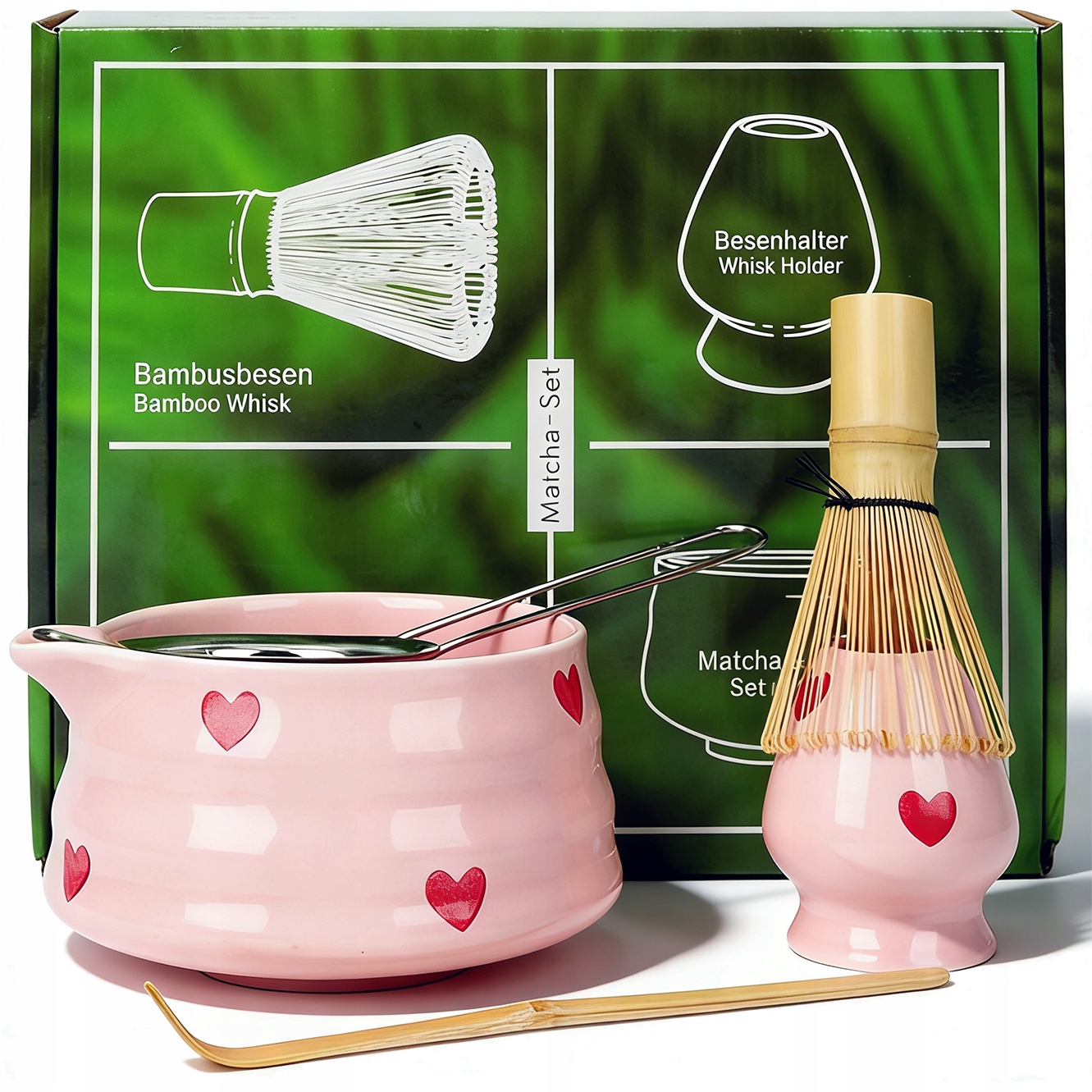 Levně 5KS Sada Na Výrobu Bambusové Matchy Vysoké Kvality, Vynikající