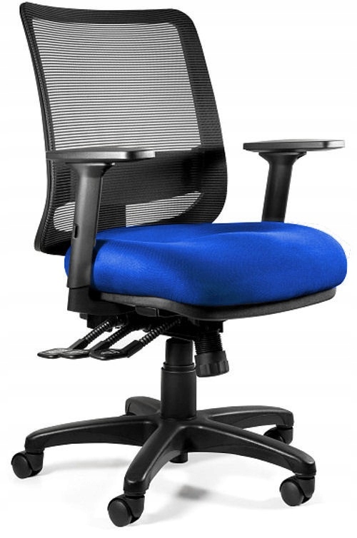 FOTEL ERGONOMICZNY KRZESŁO SAGA PLUS M - ROYALBLUE