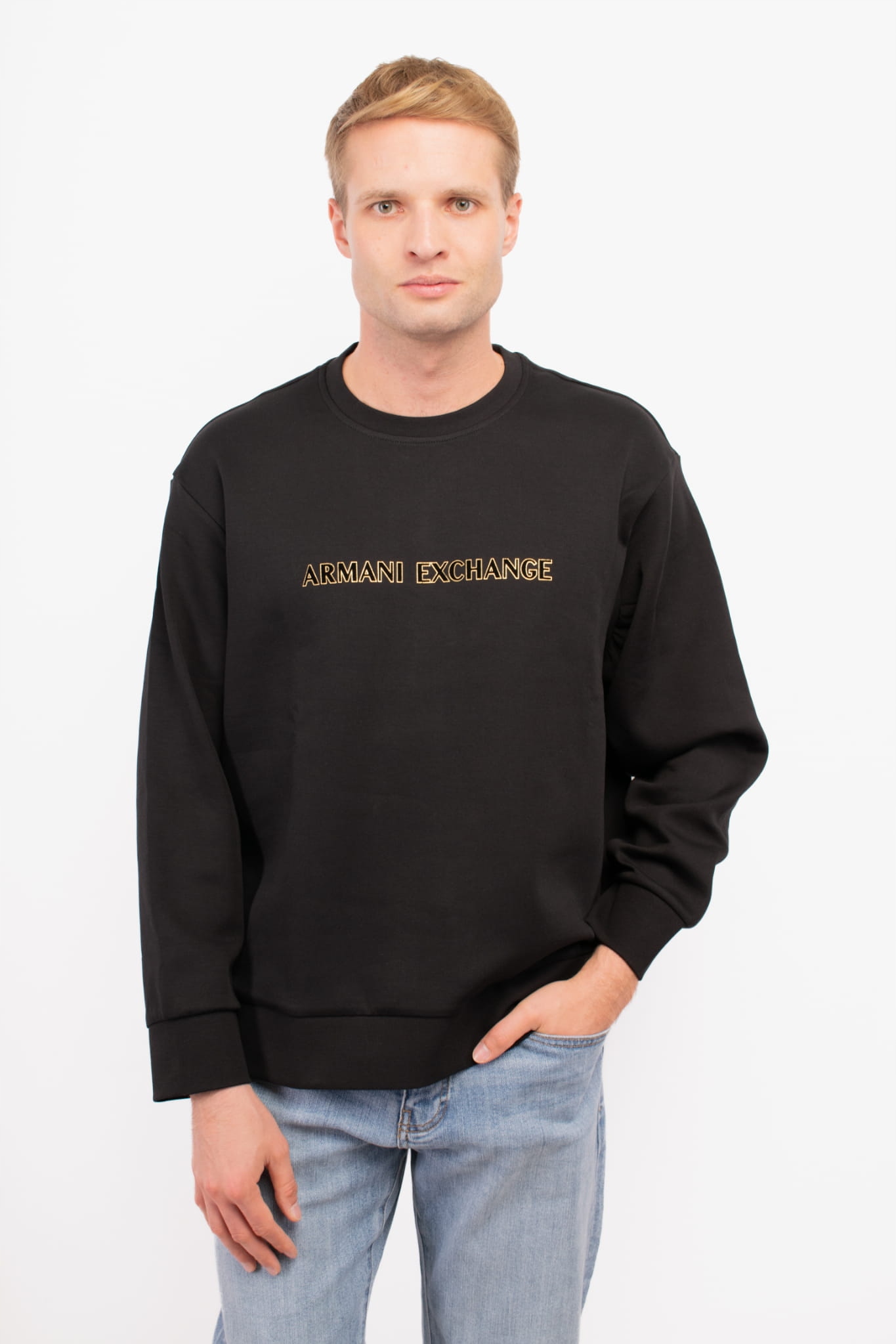 Pánská mikina Armani Exchange XM000082 AF10818 černá XL