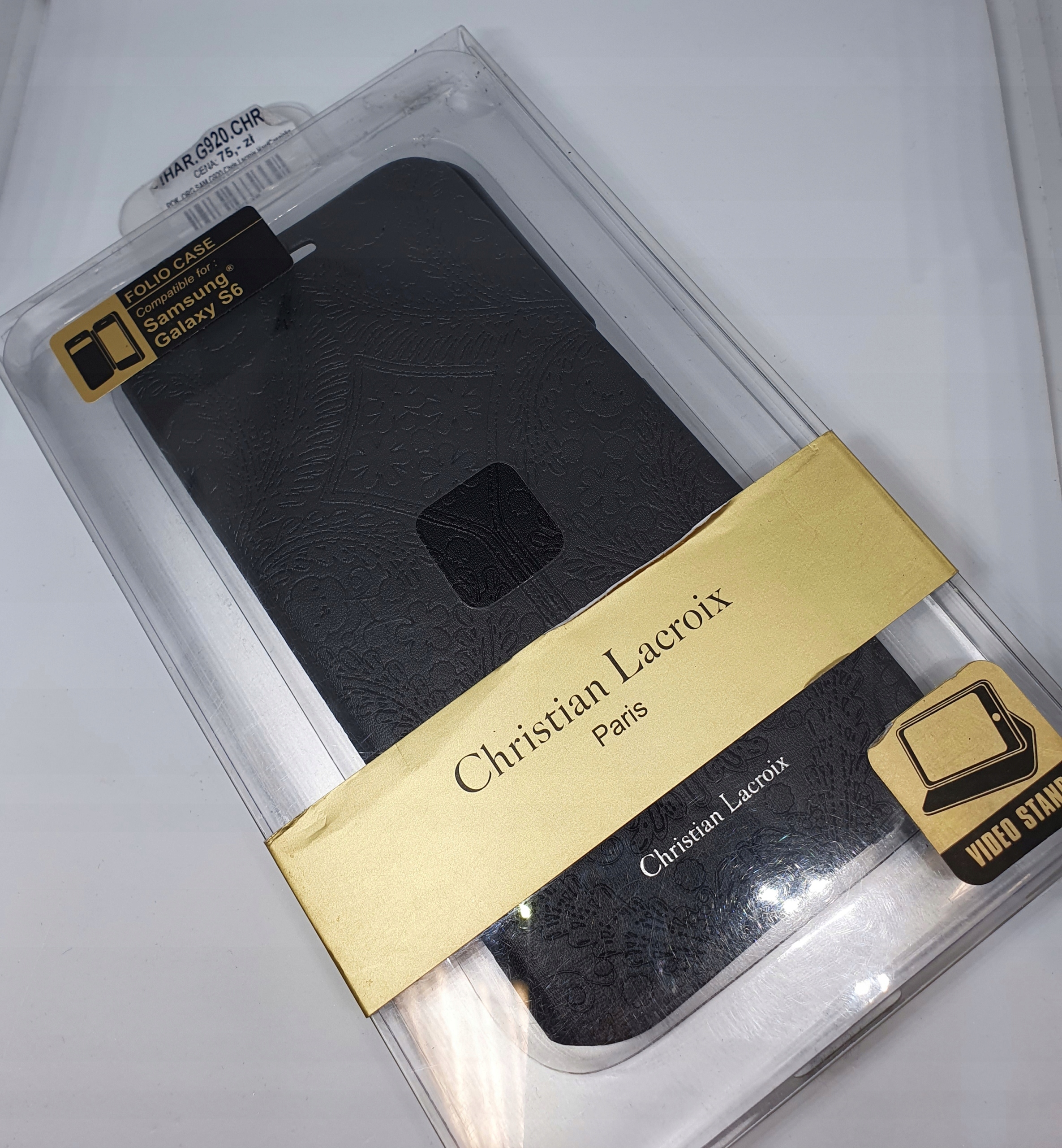 Etui zamykane Christian Lacroix Samsung S6 czarny8