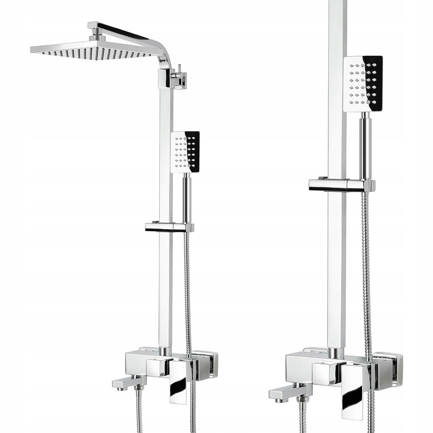 

Zestaw Prysznicowy Kolumna deszczownia 20cm stal
