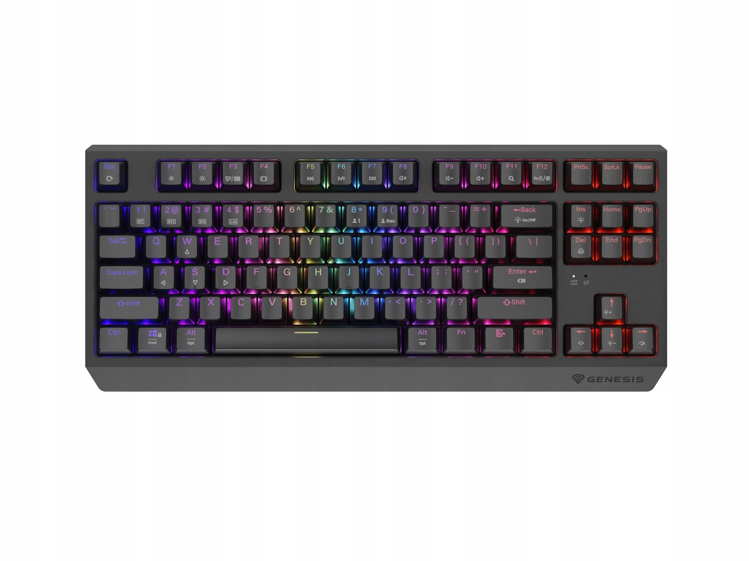 Genesis herná klávesnica Thor 230/ Tkl/ Rgb/ Outemu Red/ Bezdrôtová Usb +…