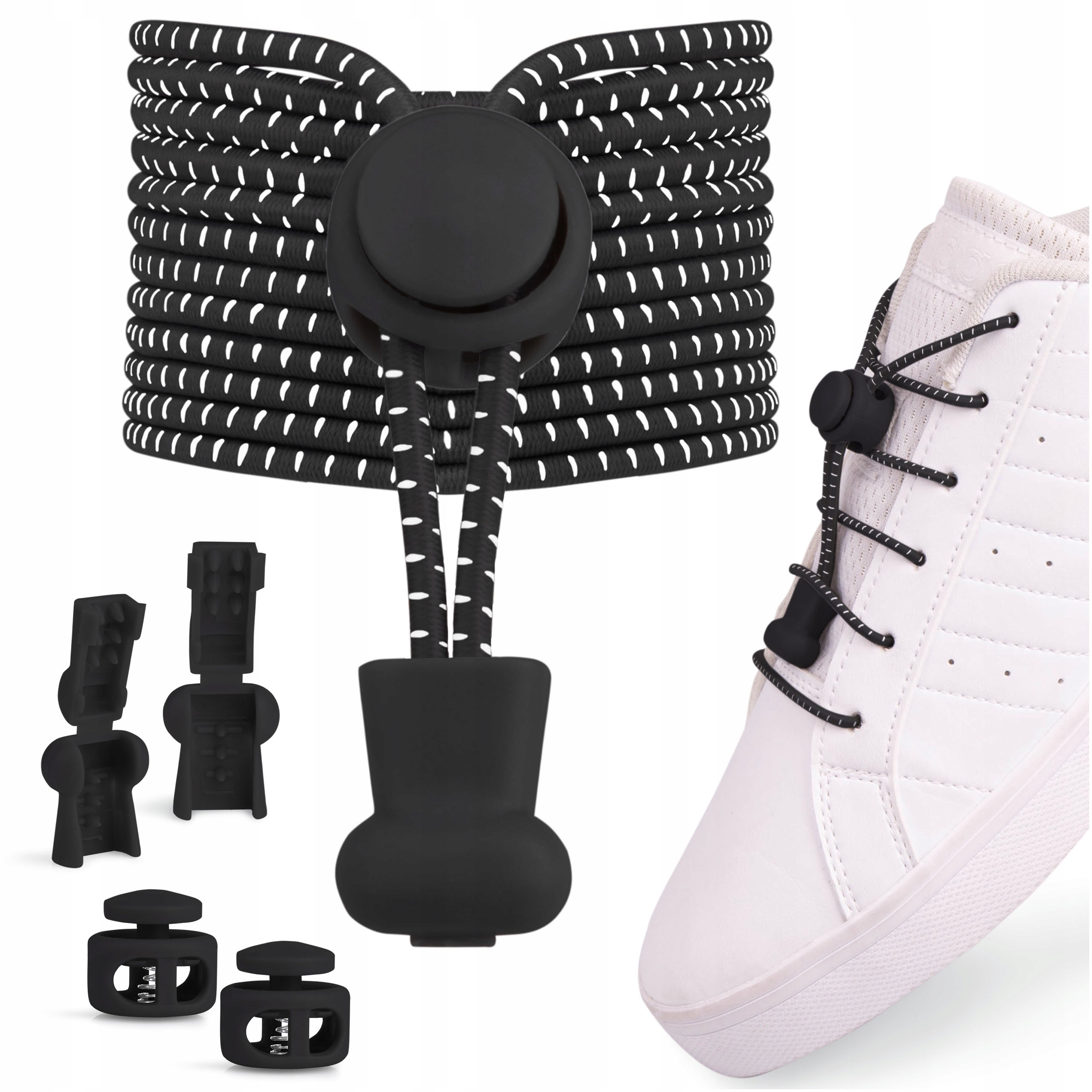 

Sznurówki elastyczne bez wiązania gumowe