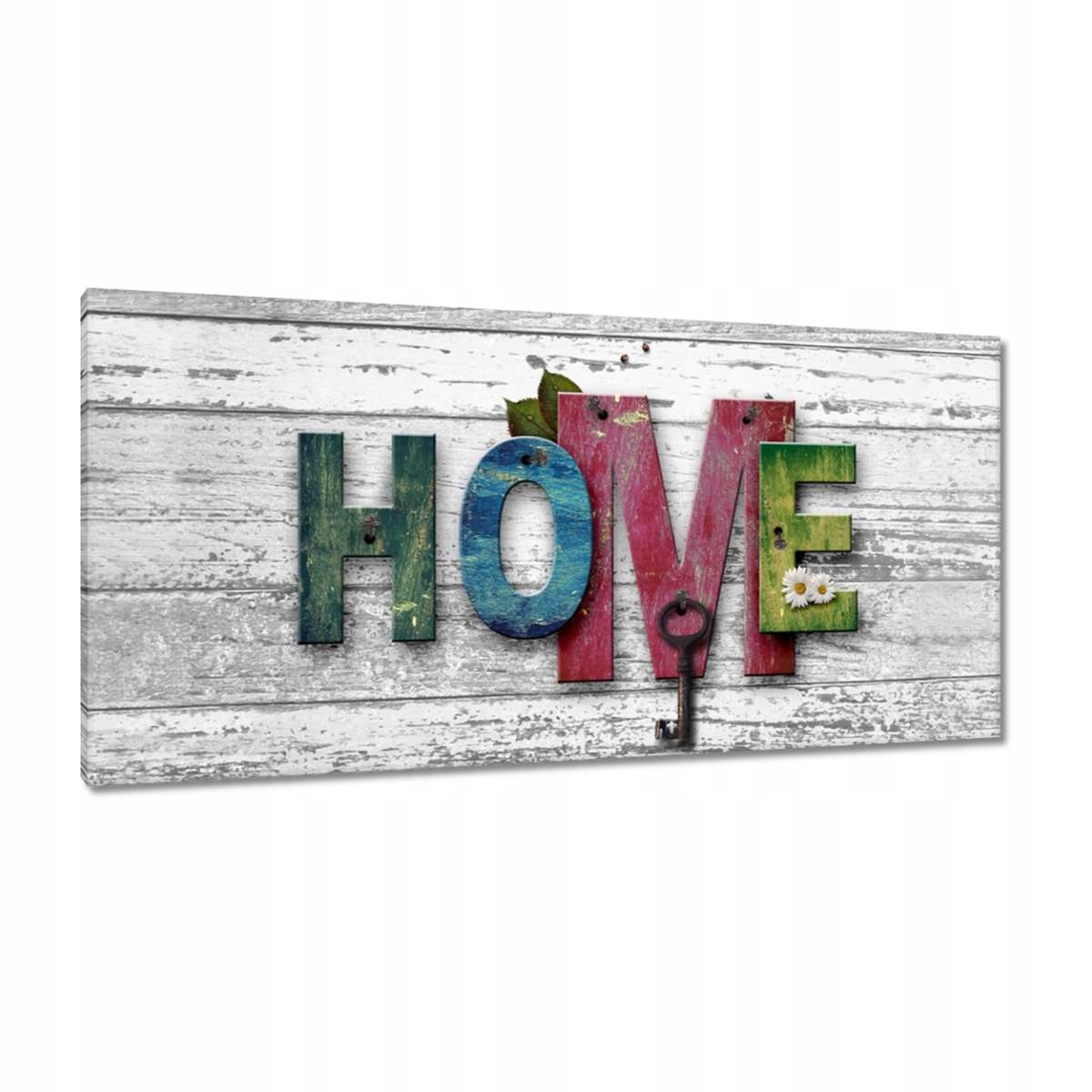 Obrazy 115x55 Barevný nápis Home