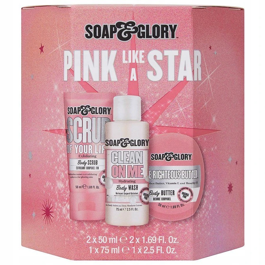 Soap & Glory Pink Like A Star Zestaw