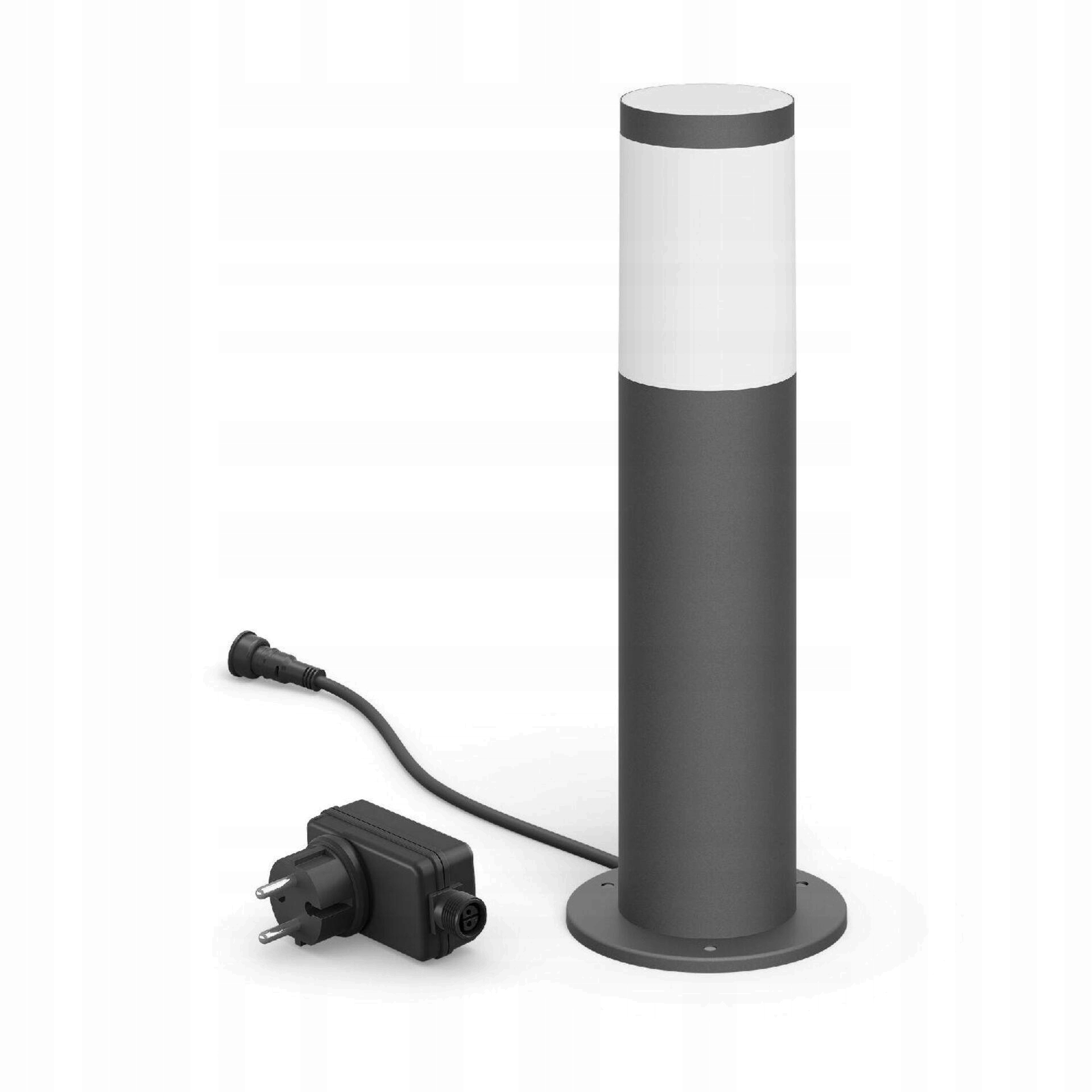 Philips vonkajší Led stĺpik 6W 600lm 2700K, IP44, nízkonapäťový, antracit