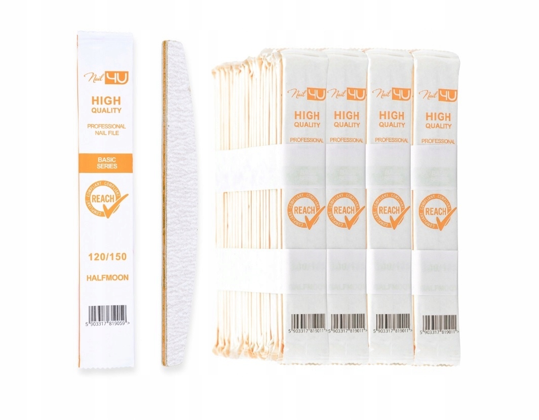 Pilnik papierowy łódka Nail4U Basic 120/150 100szt.