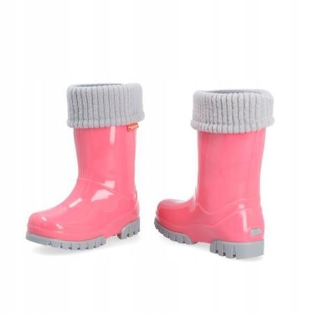 Kalosze Demar Twister Lux, gumiaki ocieplane blado-różowe roz. 30/31 F Marka Demar