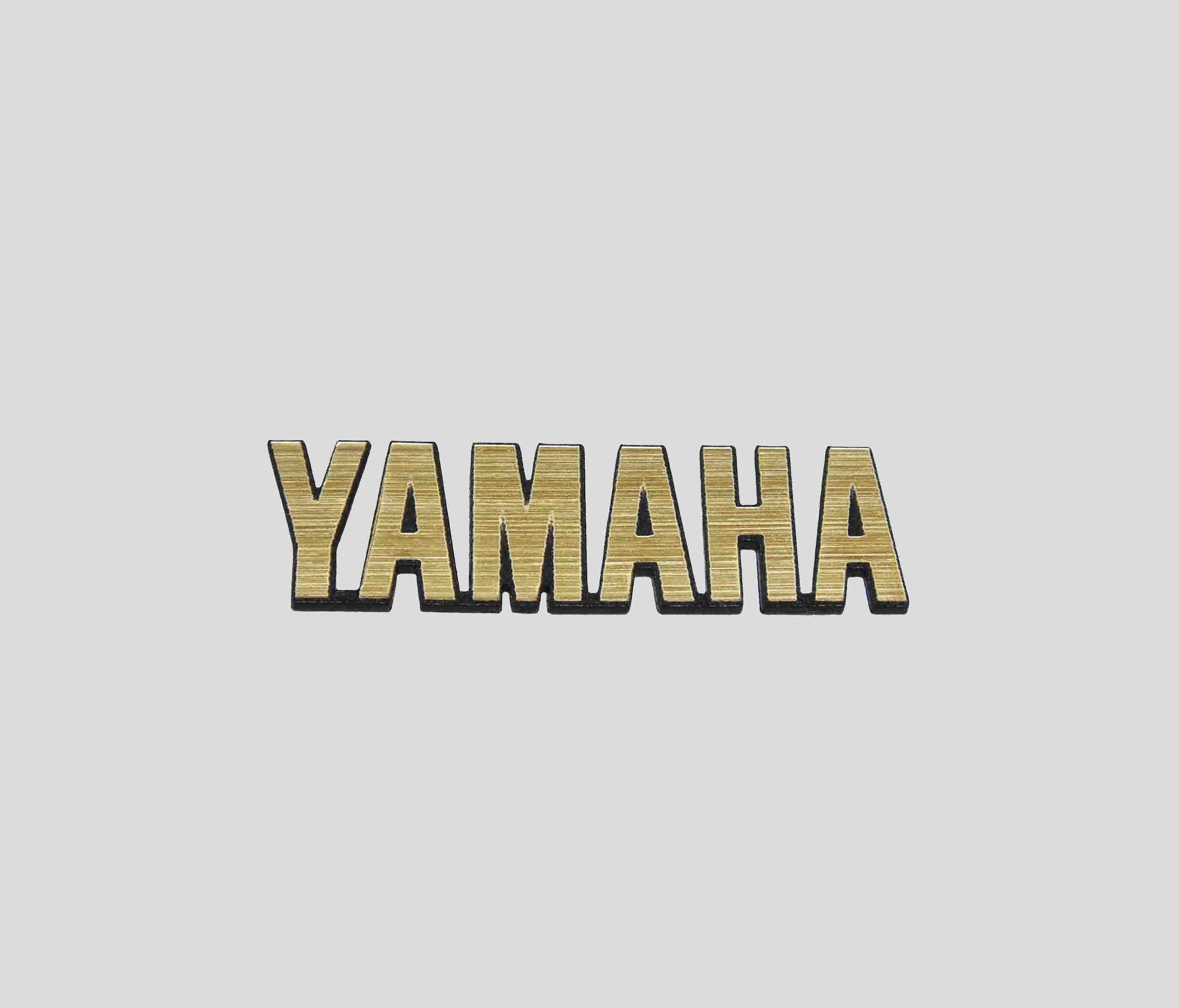 

Yamaha naklejka emblemat 38 x 10 mm * Złota
