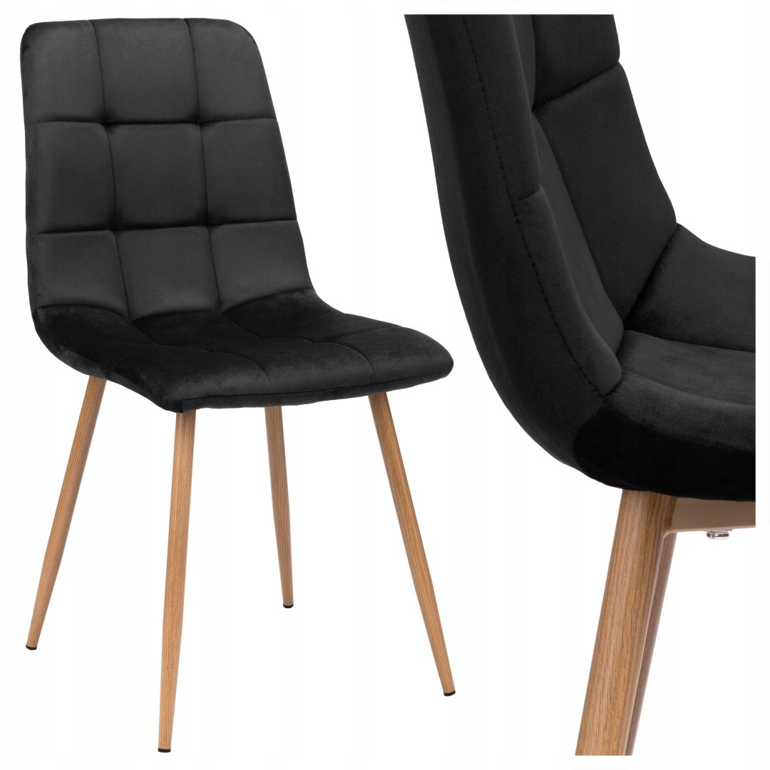 Velurové křeslo Montana Velvet černé