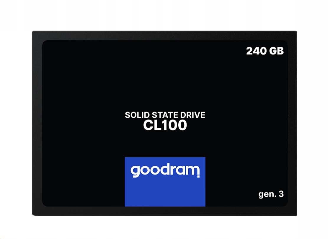 Goodram Ssd CL100 Gen.3 240 Gb Sata III 7 mm, 2, 5"…