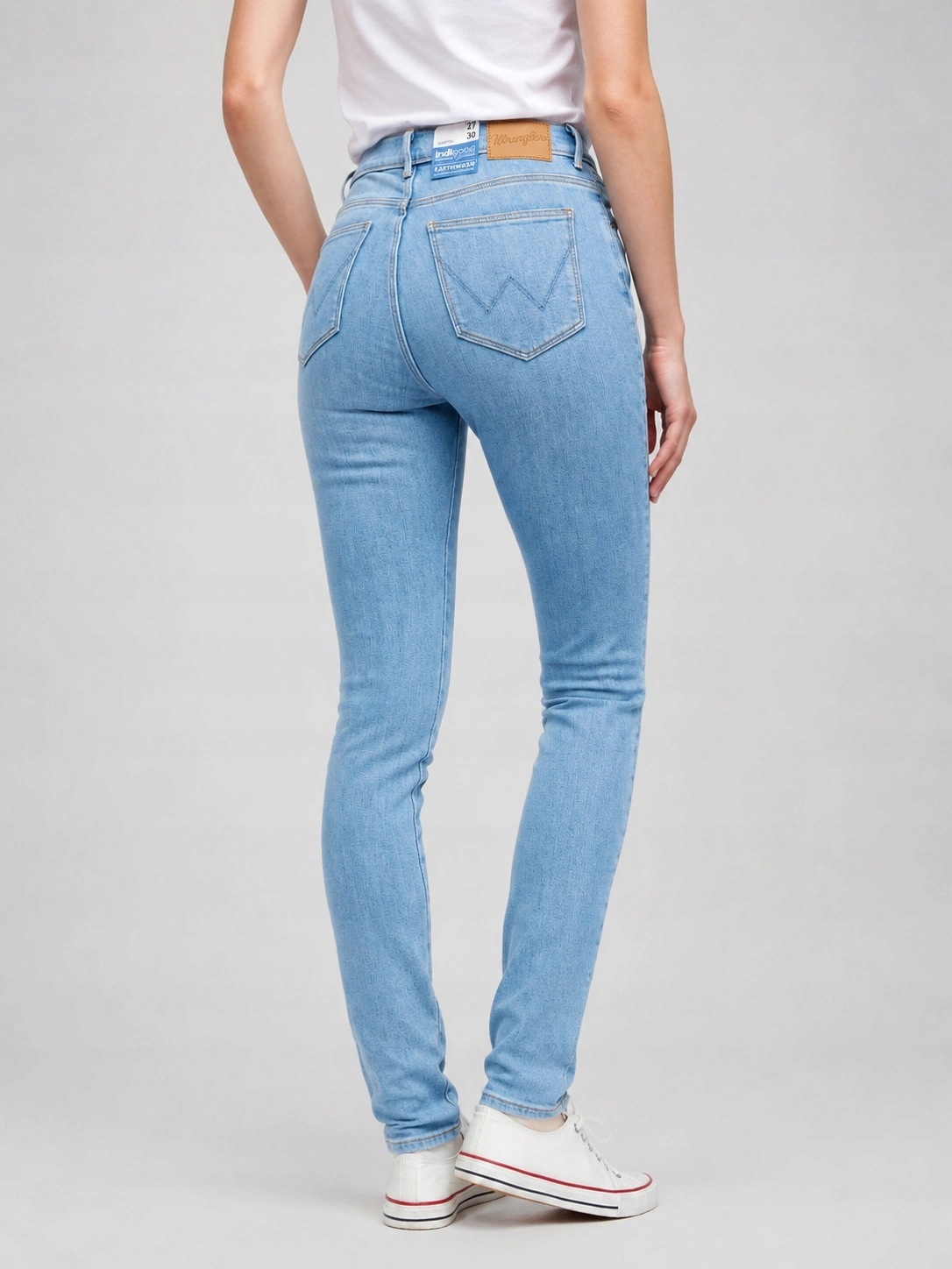 Dámské úzké nohavice kalhoty Wrangler High Skinny Forkeeps W27HXRW18 27/34