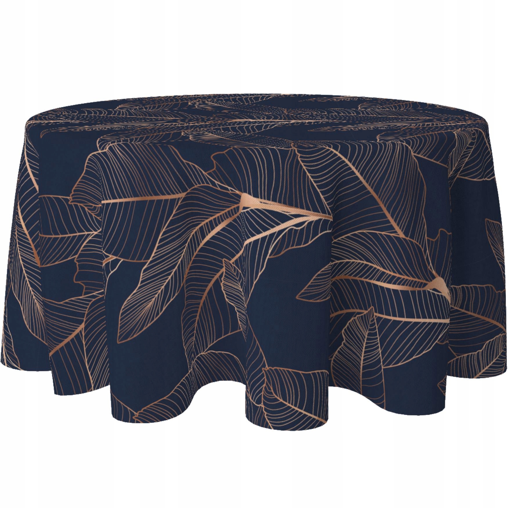 OBRUS OKRĄGŁY NA STÓŁ DEKORACYJNY 140 WZÓR KOŁO 075