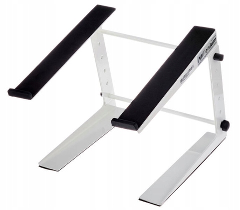 Podstawka statyw stolik pod laptopa 225x170x340 mm Millenium Biała