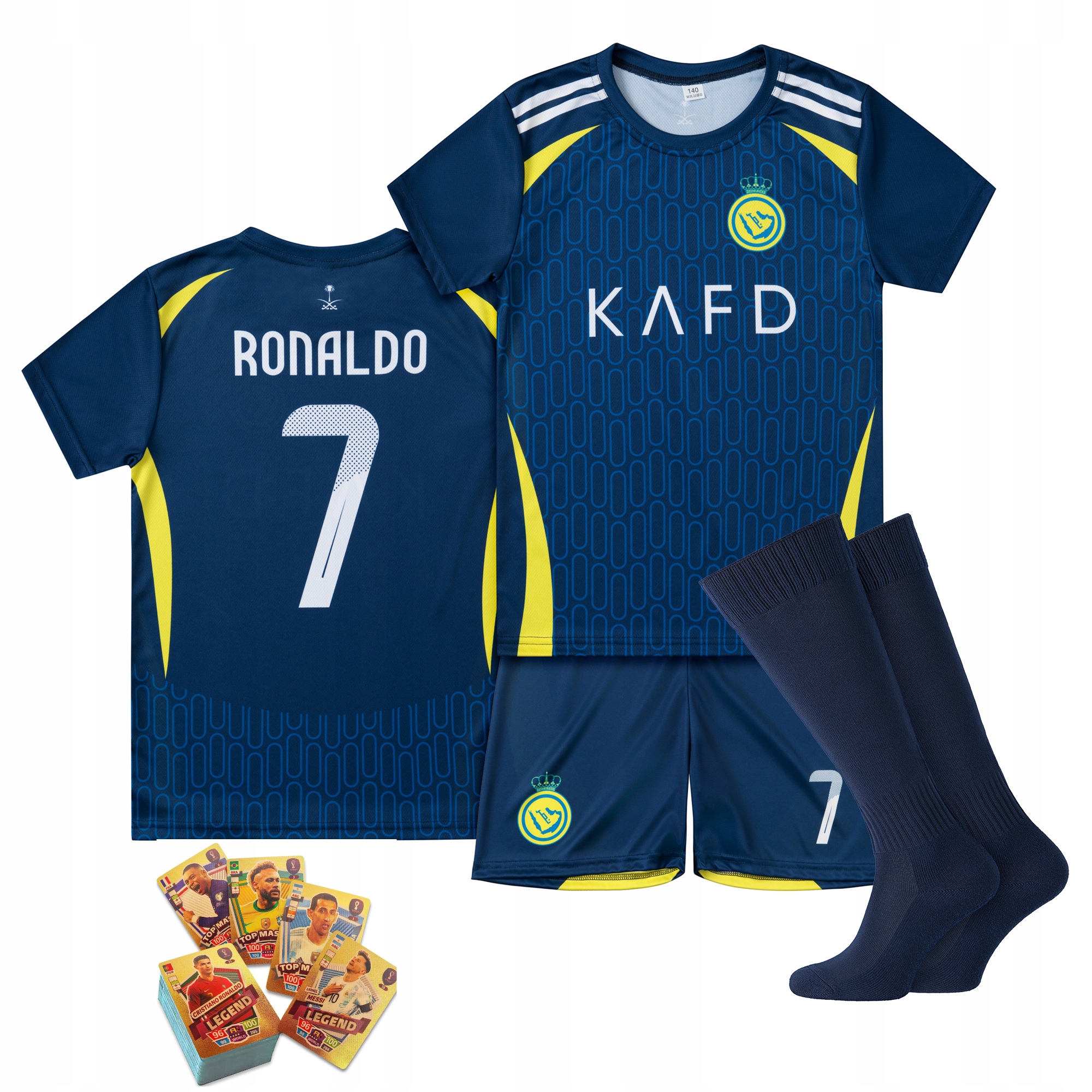 Strój komplet piłkarski Ronaldo 7 rozm. 134