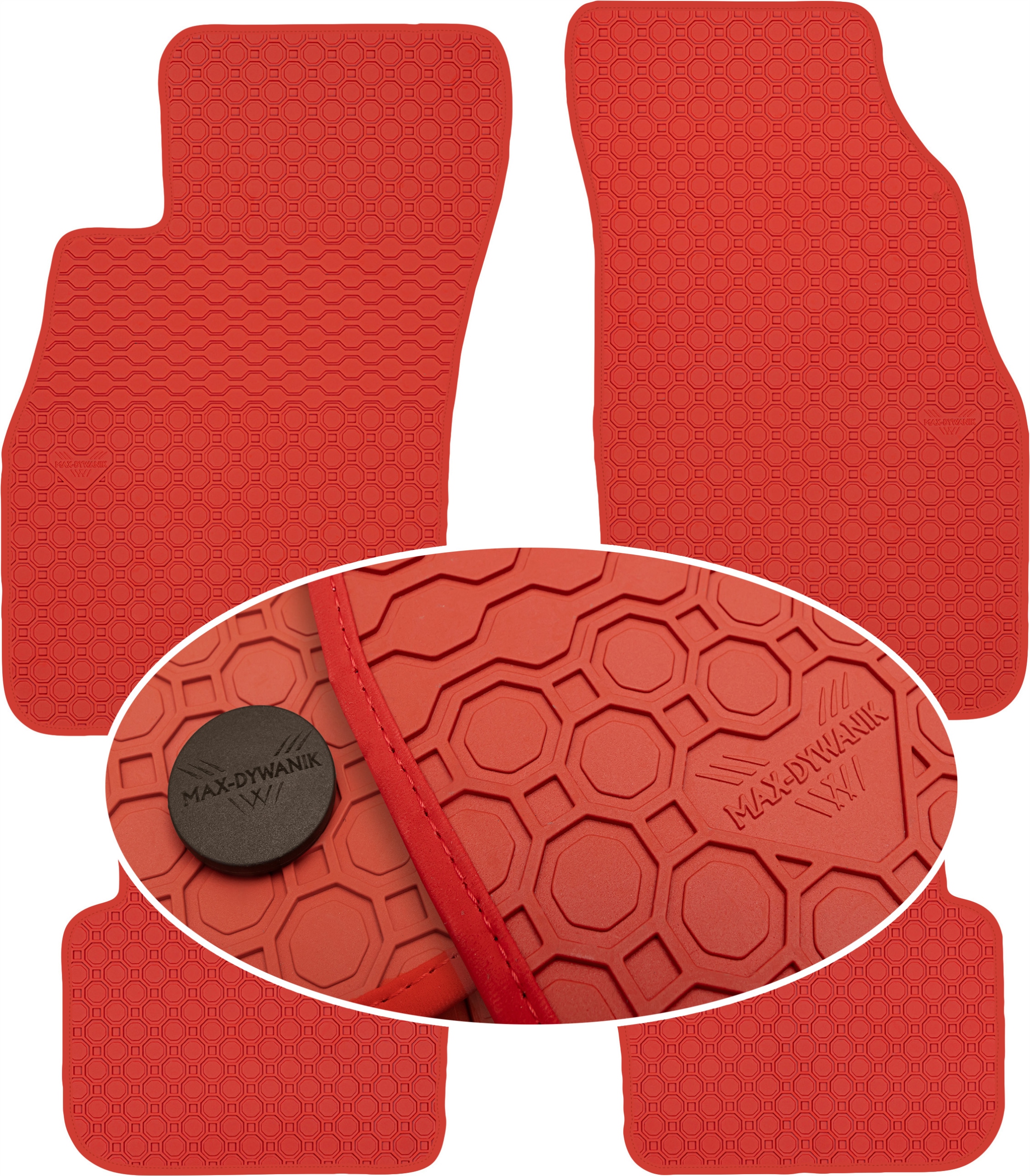 Fiat Punto III 2011-2017 Koberce Červené