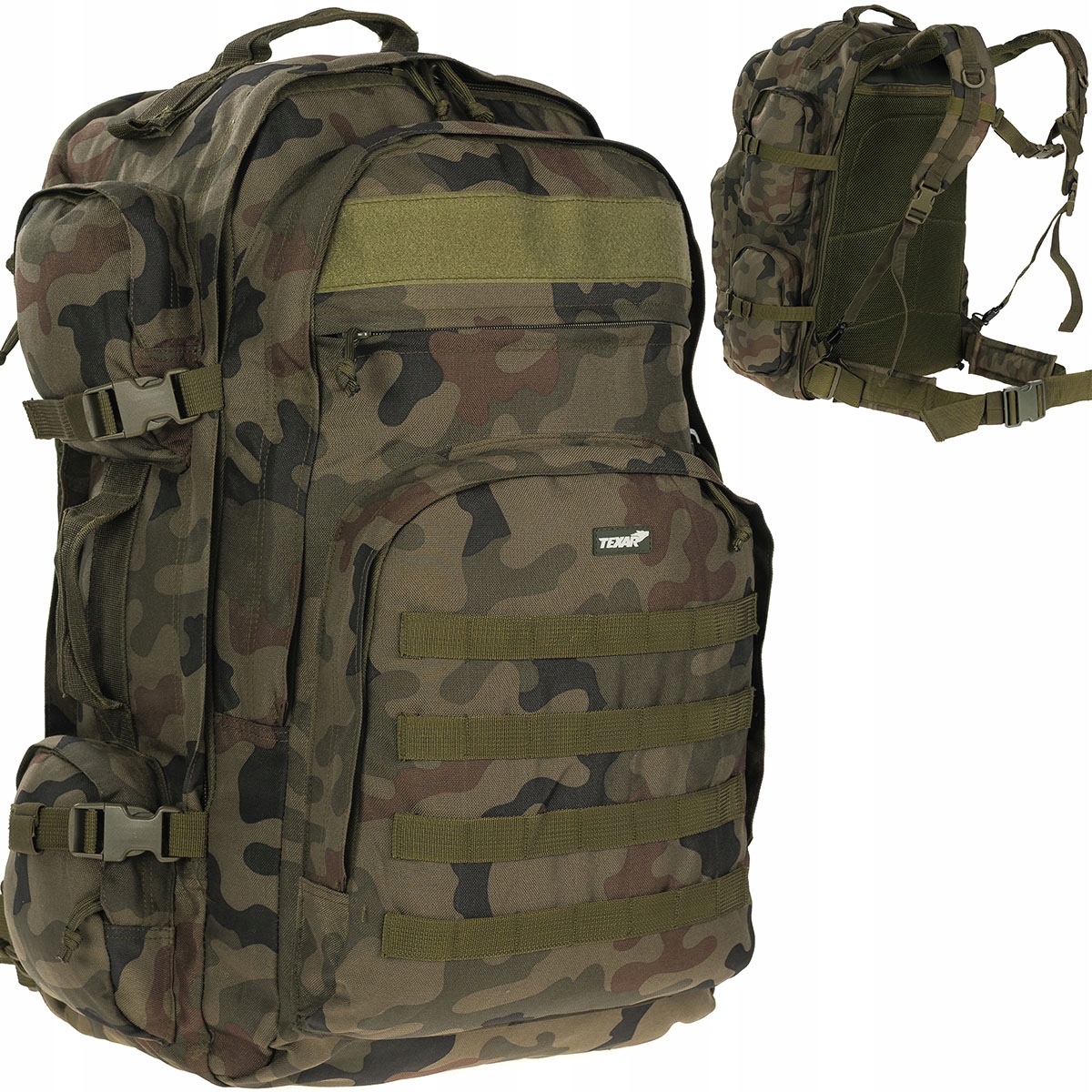Batoh Turistický Vojenský Velký Taktický Taška Texar Grizzly 65L Wz93