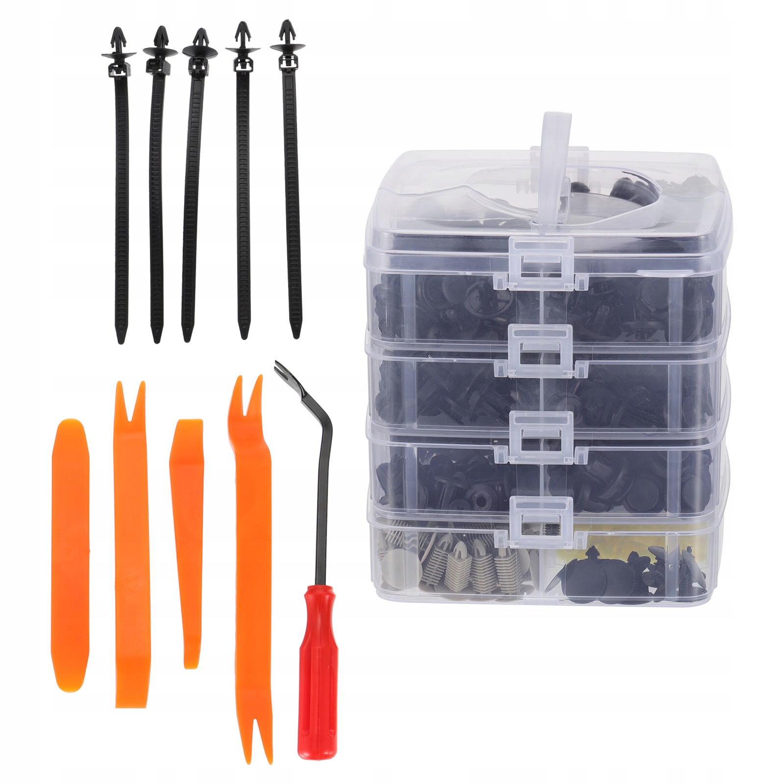 

Zderzak samochodowy ustalający podszewka wykończenia klamra w pudełku