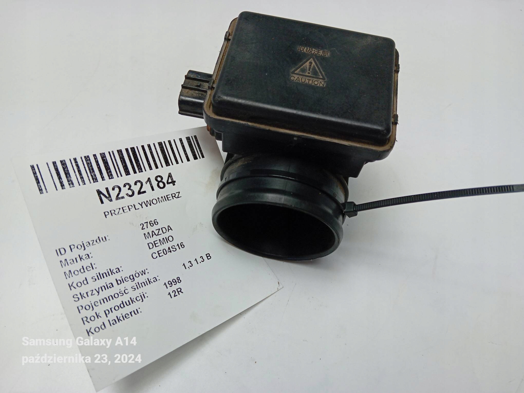flow meter E5T51171 1.3 MAZDA DEMIO