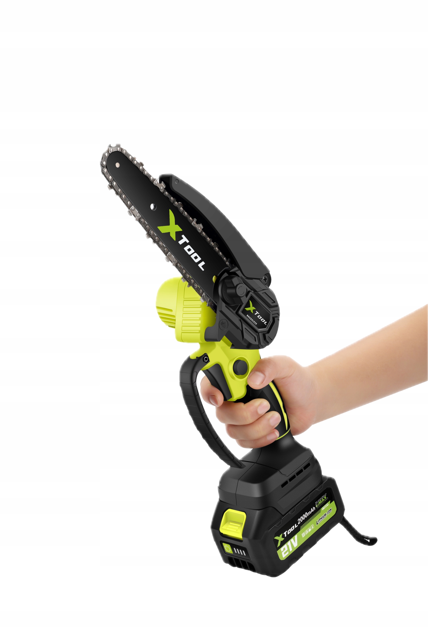 PIŁA AKUMULATOROWA ŁAŃCUCHOWA 6" BEZSZCZOTKOWA DO GAŁĘZI 2x AKU 3x ŁAŃCUCH Producent łańcucha inny