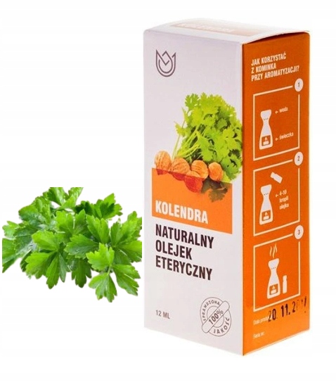 

Naturalny 100% Olejek Eteryczny Kolendra Nowość!
