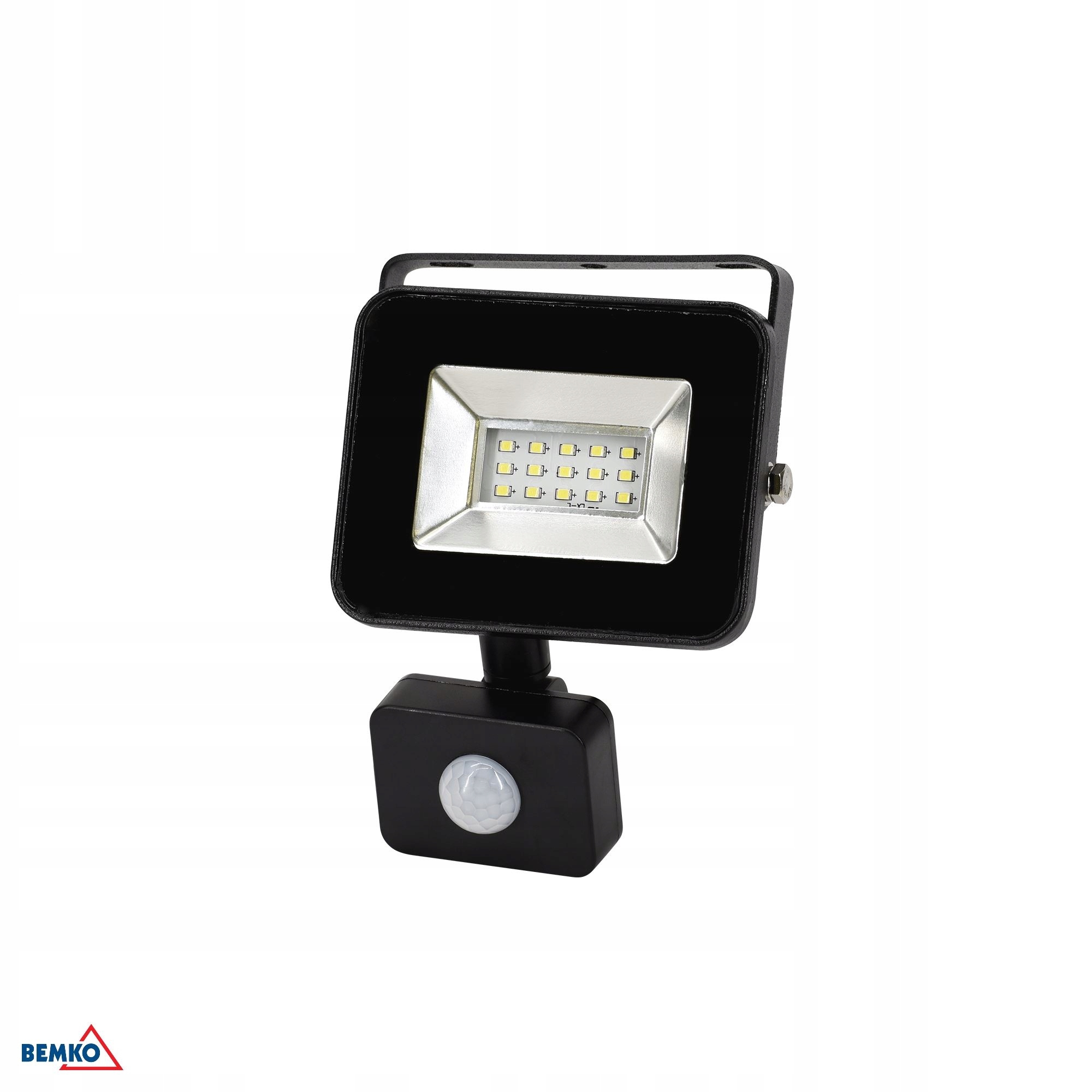 NAŚWIETLACZ LED SMD LOFOT 10W 6000K 870LM IP65 CZARNY CZ. PIR