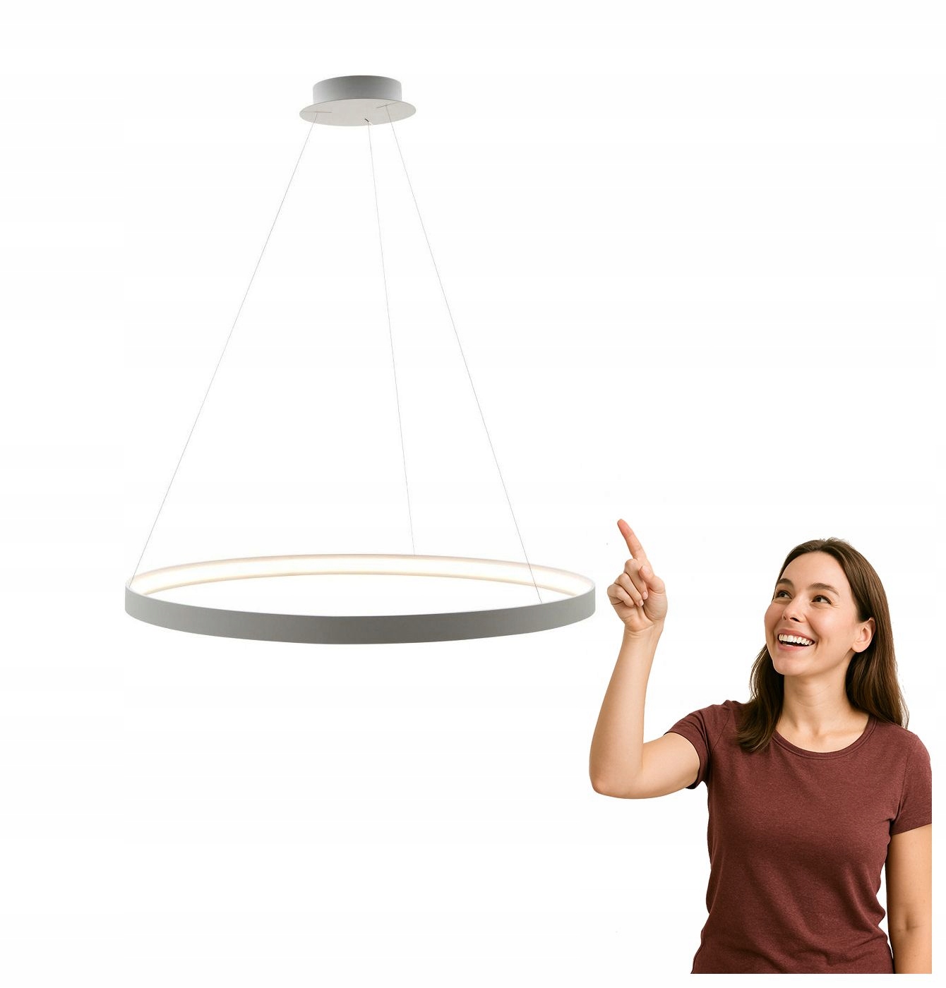 Závěsná Led lampa Circle 110 LA0717/1 Wh Zuma Line