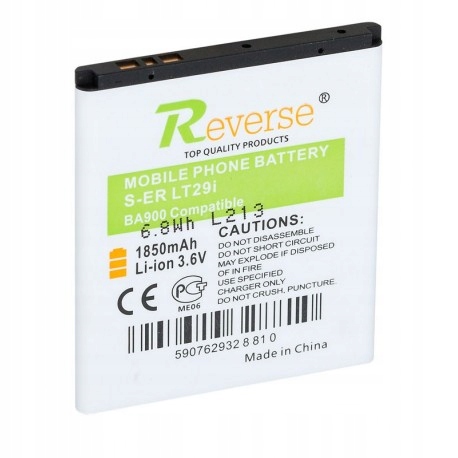 

Bat. R Apple iPhone 4 1750LI LI Reverse