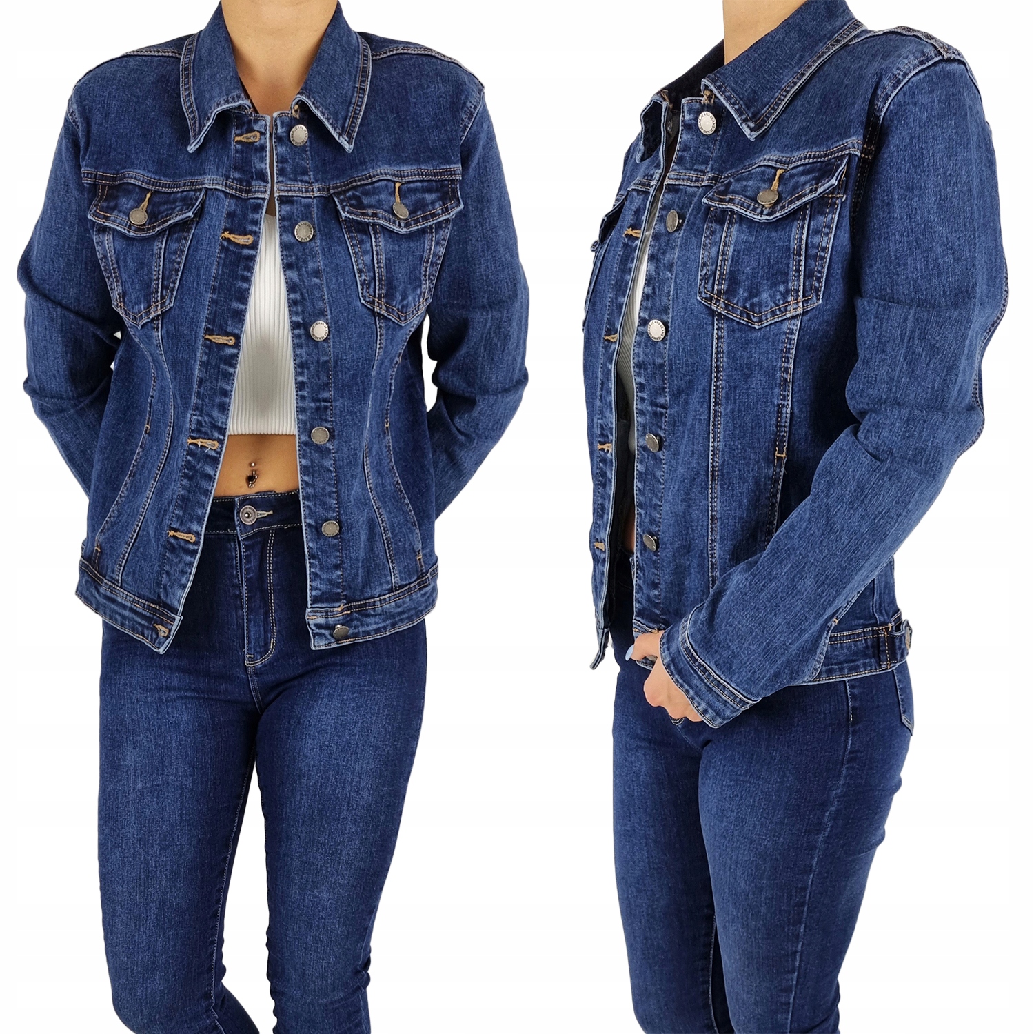 Džínová Katana Dámská bunda Jeans Plus velikost