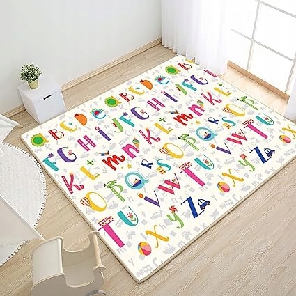 Mata Do Zabawy Dla Niemowląt Składana Dwustronna 180x120 CM