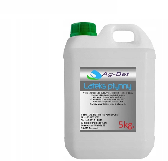 

Płynny lateks do form, latex formierski 5kg