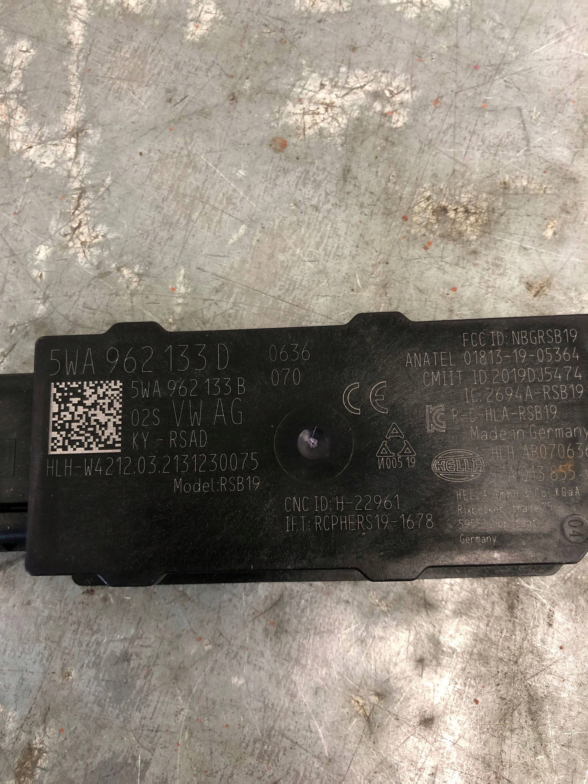 modulo antenna KEYLESS VW ID3 ID.3 5WA962133D
