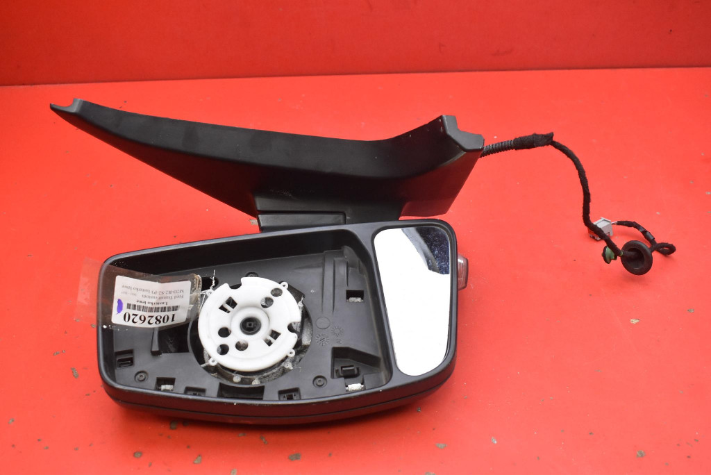 mirror left black, UK BK21-17683-CEW FORD TRANSIT CUSTOM MK1 12-17 2 PIN