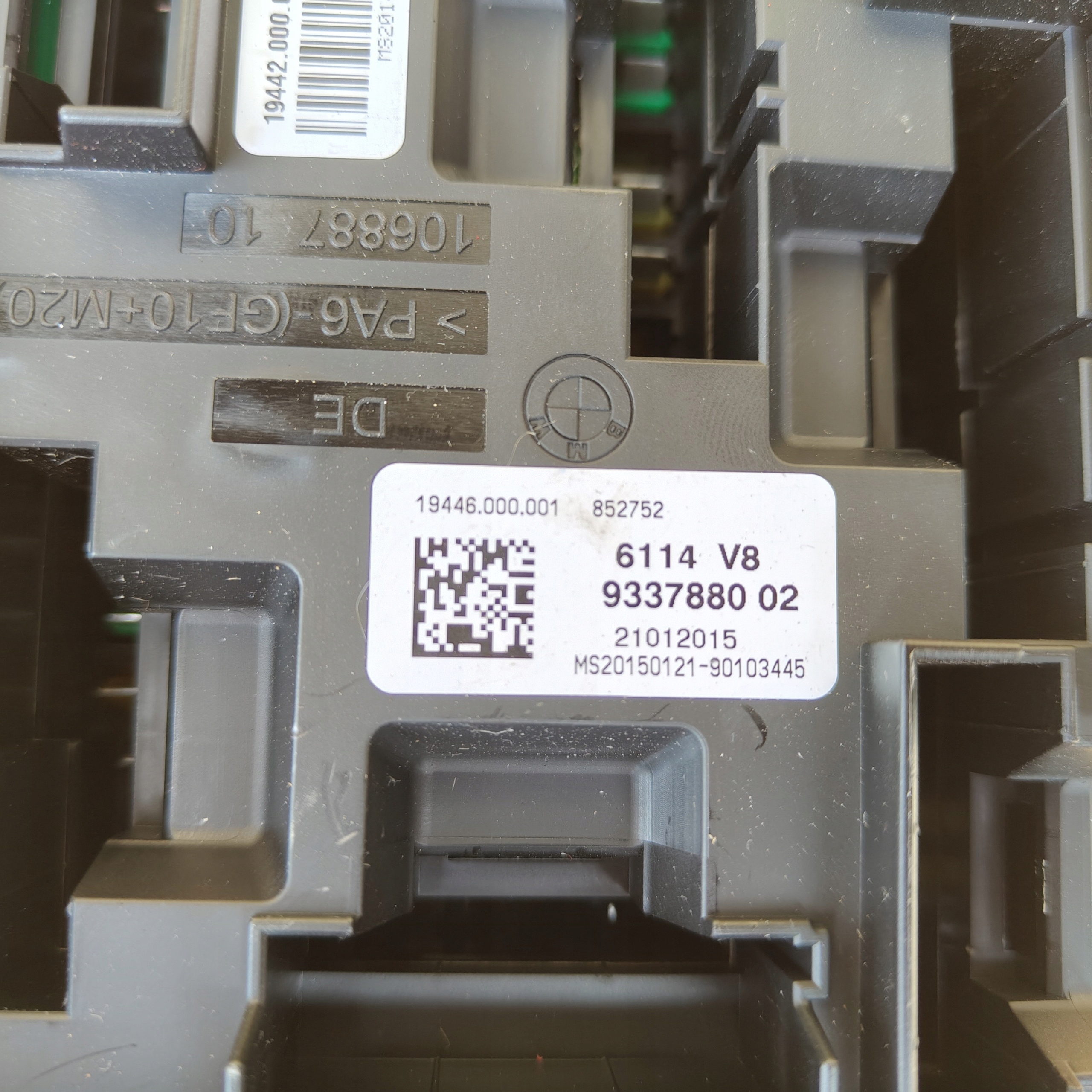 Module fusibles BMW 3 F34 GT 9337880