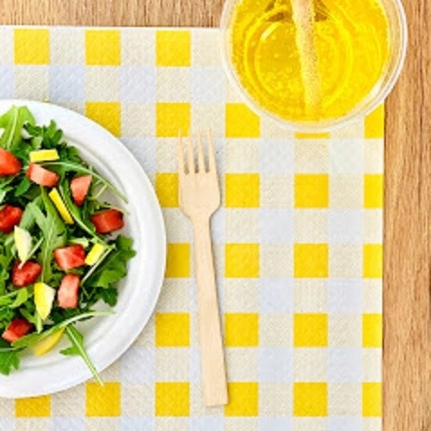Podkładka na stół 30x40 cm KRATA ŻÓŁTA 250 szt Linia NICOLETTI