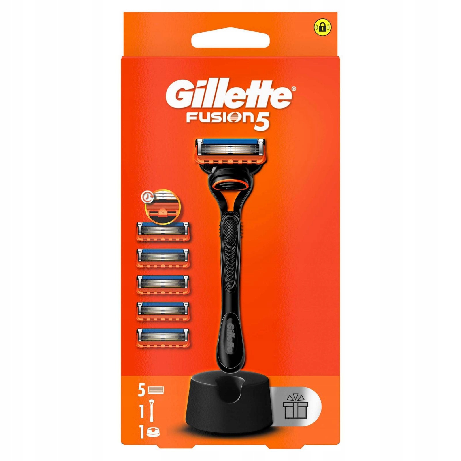 Gillette Fusion Holicí Strojek 5 Náhradních Hlavic