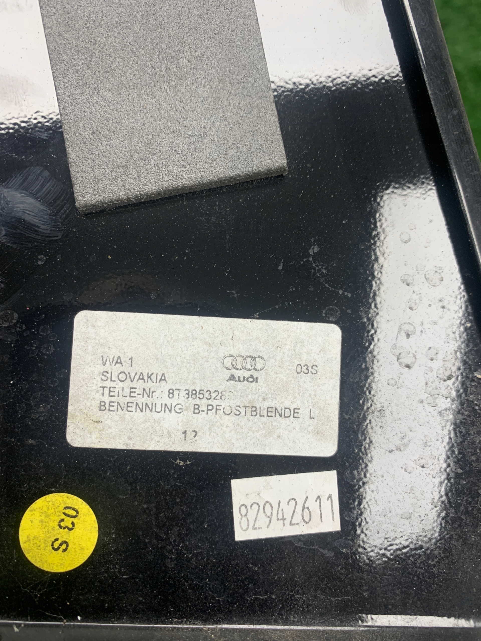 originál cover SLUPKA left POLYSK AUDI A5 8T 8T8853289