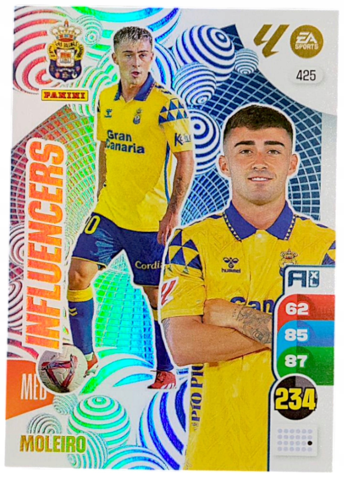 Panini La Liga 2024-2025 Influencer 425 Moleiro Las Palmas